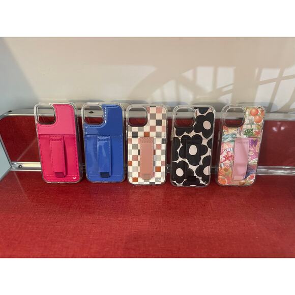 Lot of 5 Wali I Phone 15 New Unused Cases Credit Card Holder Finger Loop - Picture 11 of 16